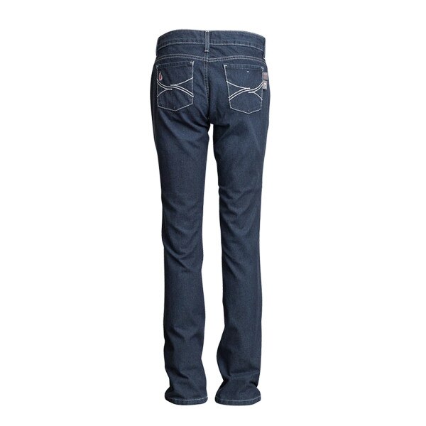 LAPCO Women's Modern FR Jeans in Washed Denim